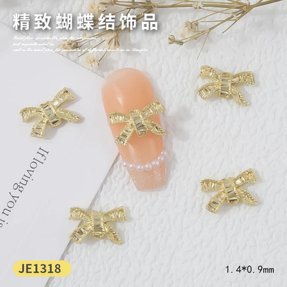 10pcs Halloween Spider Rhinestone 3D Alloy Retro Punk Spider Nail Charms Halloween Nail Art Jewelry Gems for Manicure Decoration