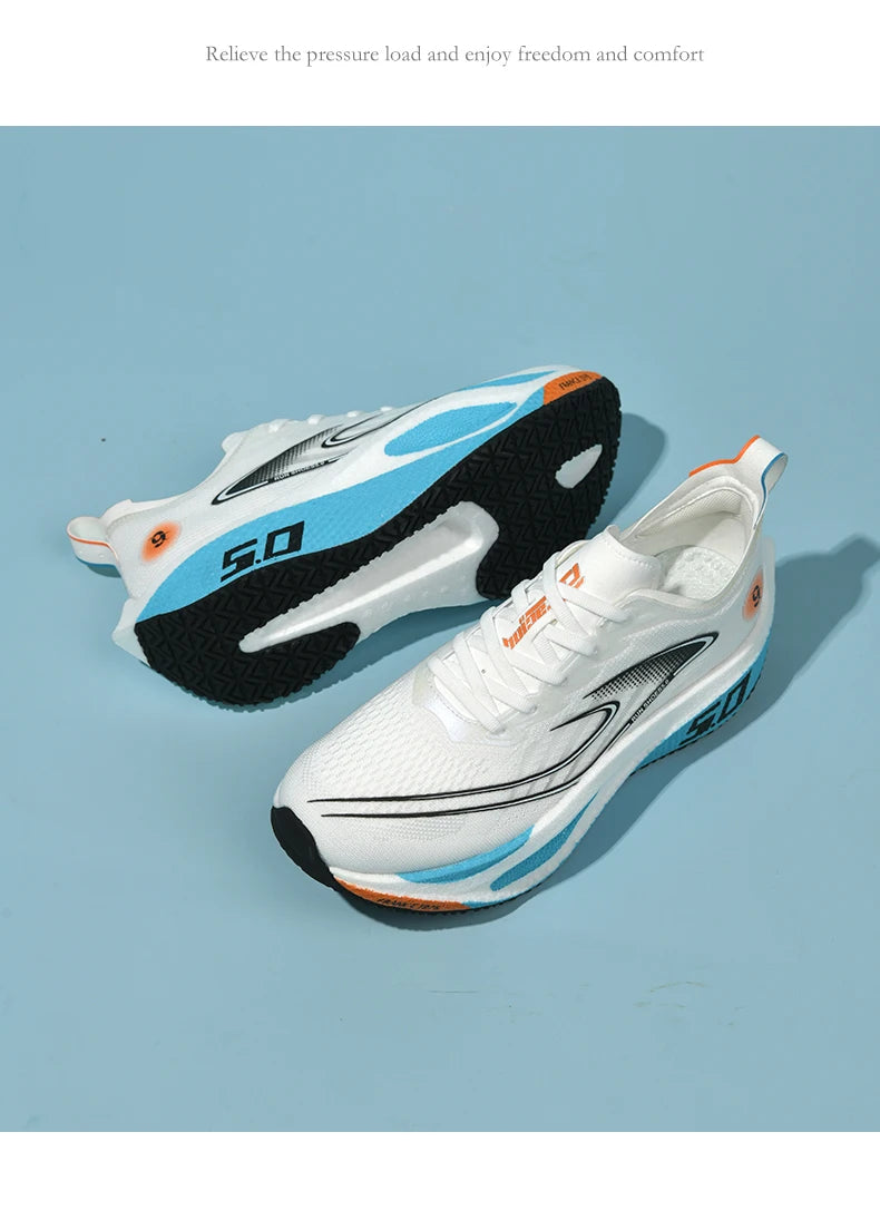 Running Shoes Speciality Carbon Board Marathon Men Sports Breathable Lightweight Women's Comfortable Athletic Nonskid Sneakers﻿