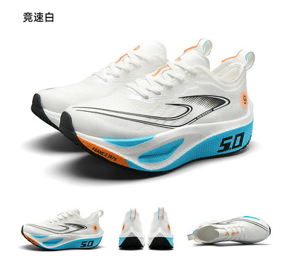 Running Shoes Speciality Carbon Board Marathon Men Sports Breathable Lightweight Women's Comfortable Athletic Nonskid Sneakers﻿