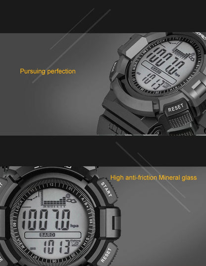 SUNROAD New 715A Sports Watch Altimeter Men's Digital Watches For Men Fishing Clock 3ATM Waterproof Present Reloj Hombre