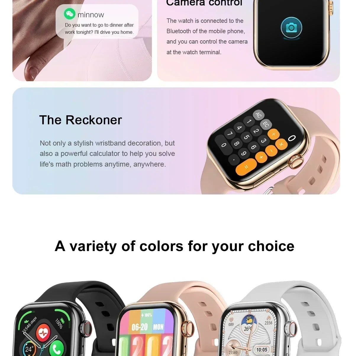 2025 GPS Smart Watch Series 10 For Apple Watch X 10 Memory Music Video Bluetooth Call Waterproof NFC Smartwatch For Android IOS