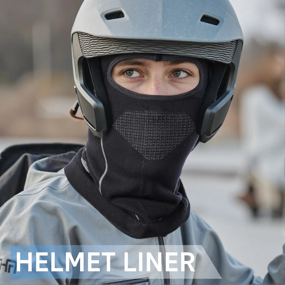 Breathable Motorcycle Balaclava Face Cover Winter Ski Windproof Mask High Stretchy Helmet Hood Cold Weather Cycling Bike Scarf