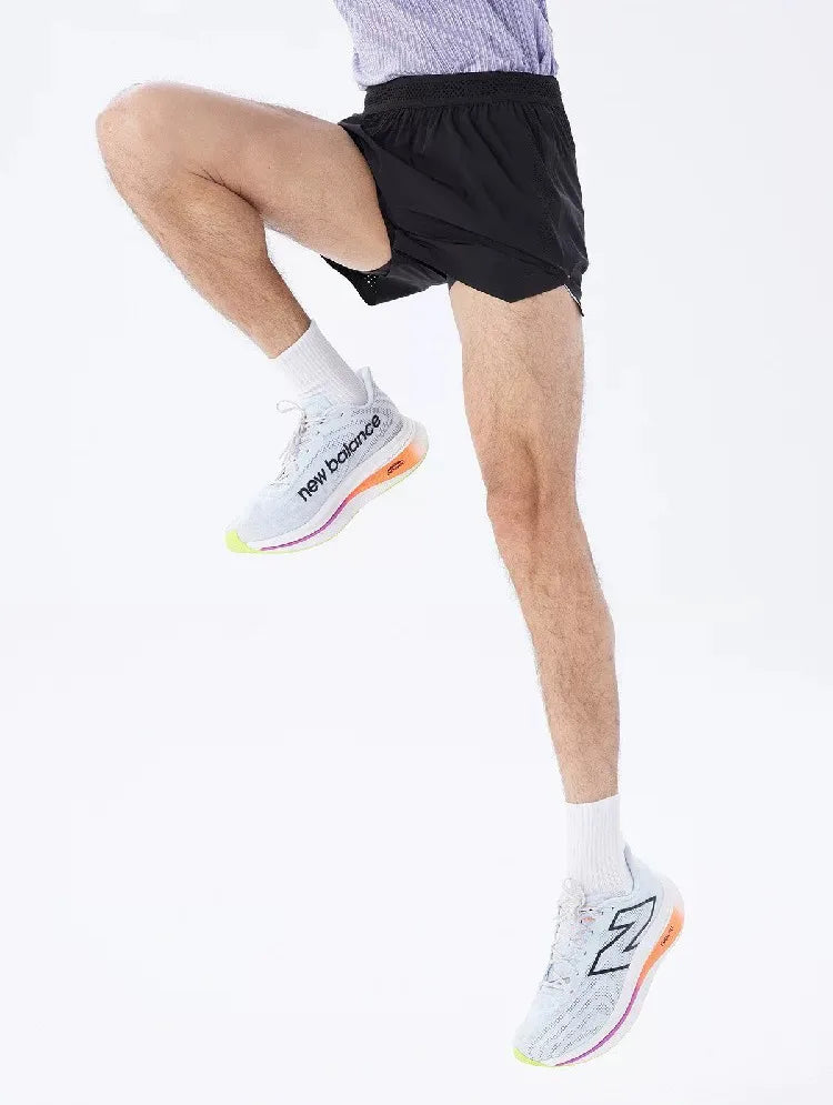 Men Running Shorts Gym Marathon Track Sports Shorts 2 In 1 Quick Dry Workout Training Gym Fitness Short Pants Summer Men Shorts