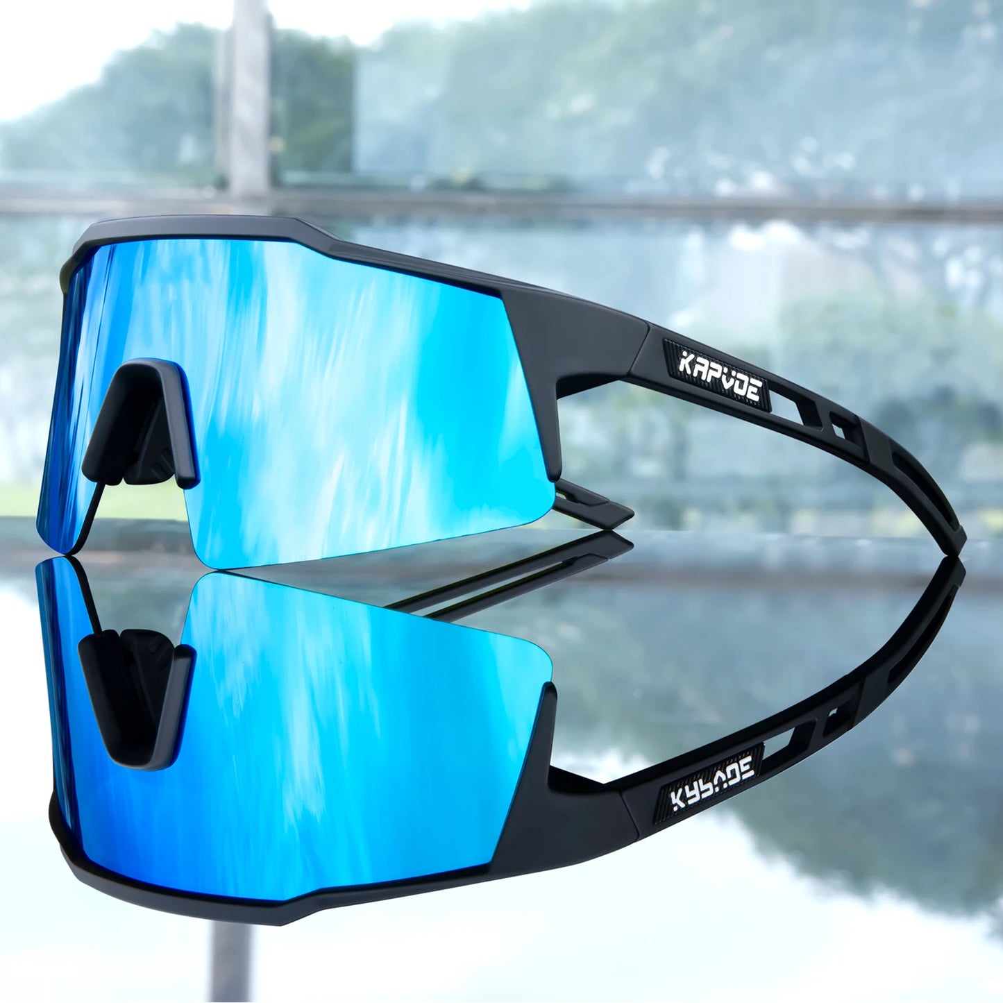 Kapvoe Bike Sunglasses Cycling Glasses for Man MTB Goggles Women Outdoor Camping Hiking Sports  UV400 Riding Bicycle Eyewear