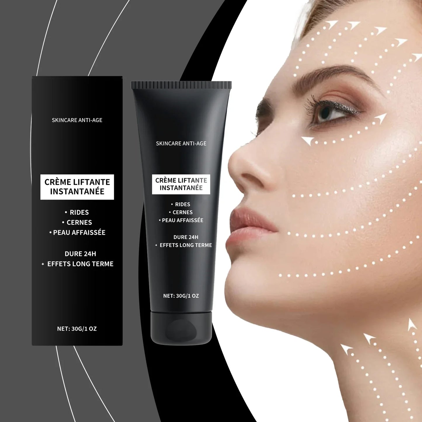 Facial Firming Cream - Firming, Pore-Refining, Hydrating &amp; Moisturizing Skin Care Cream for Reducing Fine Lines