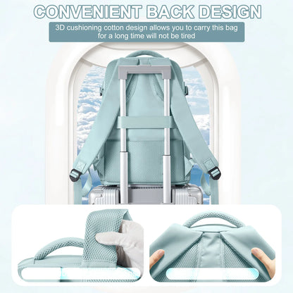 Women Men Hand Luggage Backpack Business College Laptop Travel Backpack Waterproof Carry on mochila viaje cabina avion 40x20x25
