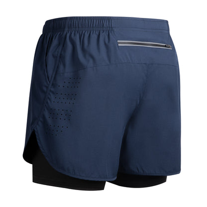 Gym Shorts Men Running Shorts with Liner Pockets Towel Loop Quick Dry Lightweight Workout Men's Breathable Athletic Sport Shorts