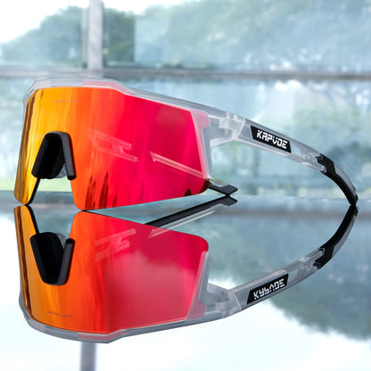 Kapvoe Bike Sunglasses Cycling Glasses for Man MTB Goggles Women Outdoor Camping Hiking Sports  UV400 Riding Bicycle Eyewear