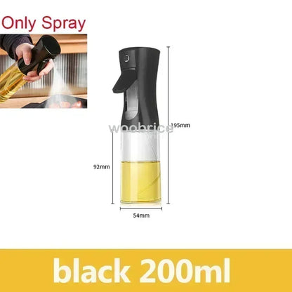 Dual Purpose Glass Oil Bottle Kitchen Spray Oil Sprayer Bottle Kitchen Oils Spray Can Leakproof Oil Spray Bottle Household