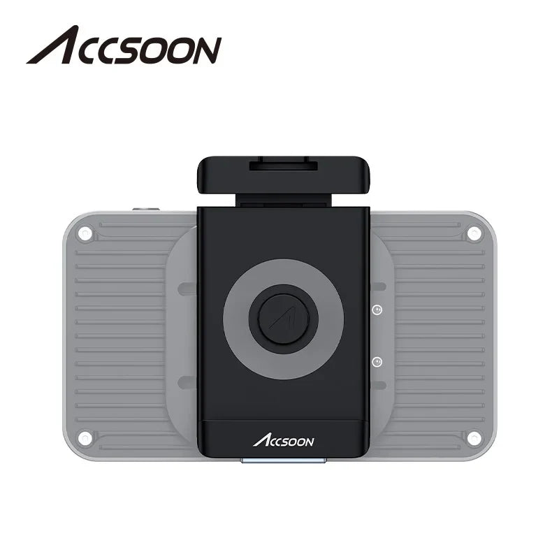 Accessor mounts for Seemo, Seemo Pro, and Seemo 4K mobile phones, featuring a cold shoe interface and screw port.