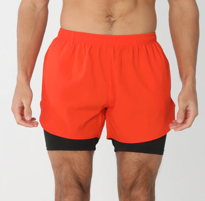 Gym Shorts Men Running Shorts with Liner Pockets Towel Loop Quick Dry Lightweight Workout Men's Breathable Athletic Sport Shorts