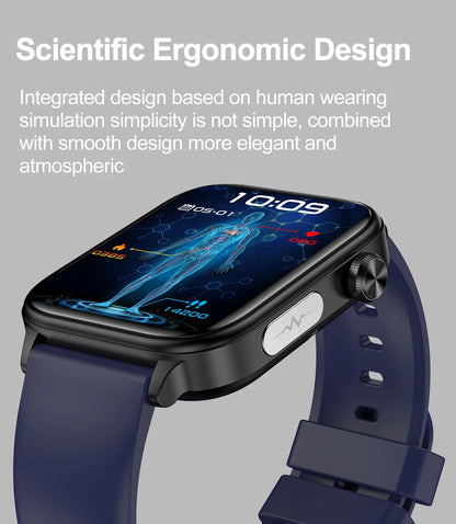 2025 New For XIAOM1 ECG+PPG Blood Fat Uric Acid Health Smartwatch Men Women Heart Rate Blood Pressure Bluetooth Call Smart Watch