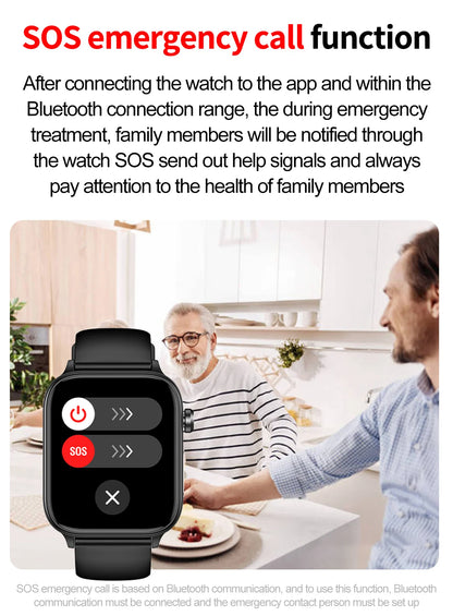 2025 New For XIAOM1 ECG+PPG Blood Fat Uric Acid Health Smartwatch Men Women Heart Rate Blood Pressure Bluetooth Call Smart Watch
