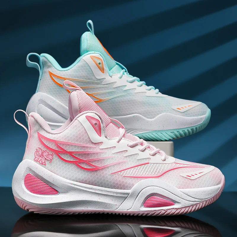 Unisex Basketball Shoes High-quality Mesh Breathable Field Training Sports Shoes Youth Outdoor Basketball Boots for Men