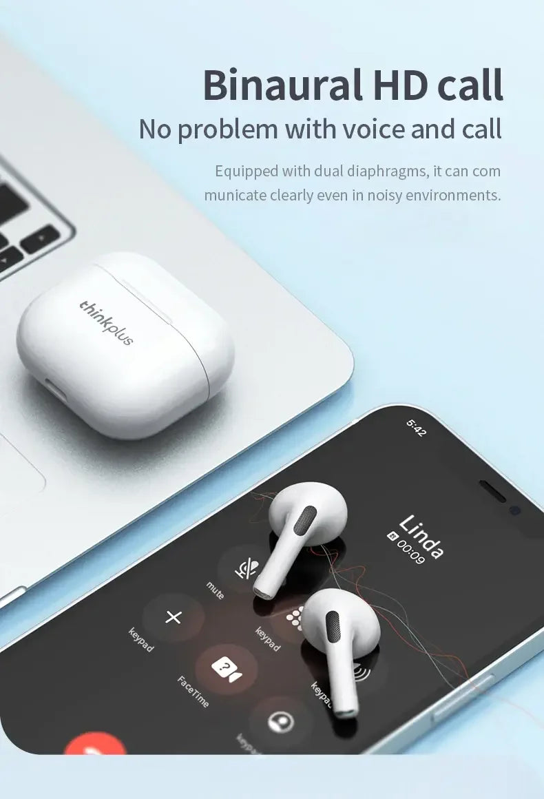 Original LP40 NEW Updated Wireless Bluetooth V5.0 Long-lasting Earphones Low-latency Headphones with IPX4 Waterproof Audio