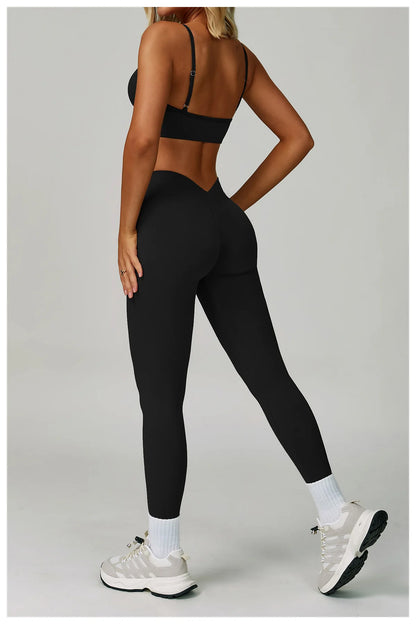 2/3PCS Yoga Suit Sports Set Women Tracksuit Gym Set Seamless Running Workout Set Push Up Long Sleeve Sports Jacket Yoga Clothing