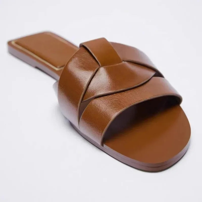 Designer Woman Flat Slippers Luxury Designer Sandals Casual Bottom Slippers Summer Women Sandals New Shoes for Women