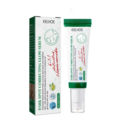 Dark Spot Correcting Glow Serum Fade Pigment Freckle Melasma Melanin Improves Dull Skin Facial Whitening Brightening Essence