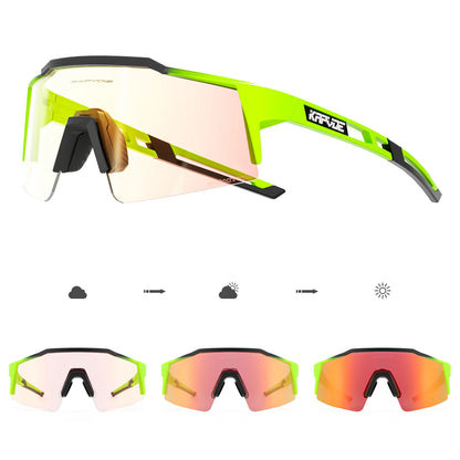 Kapvoe Bike Sunglasses Cycling Glasses for Man MTB Goggles Women Outdoor Camping Hiking Sports  UV400 Riding Bicycle Eyewear