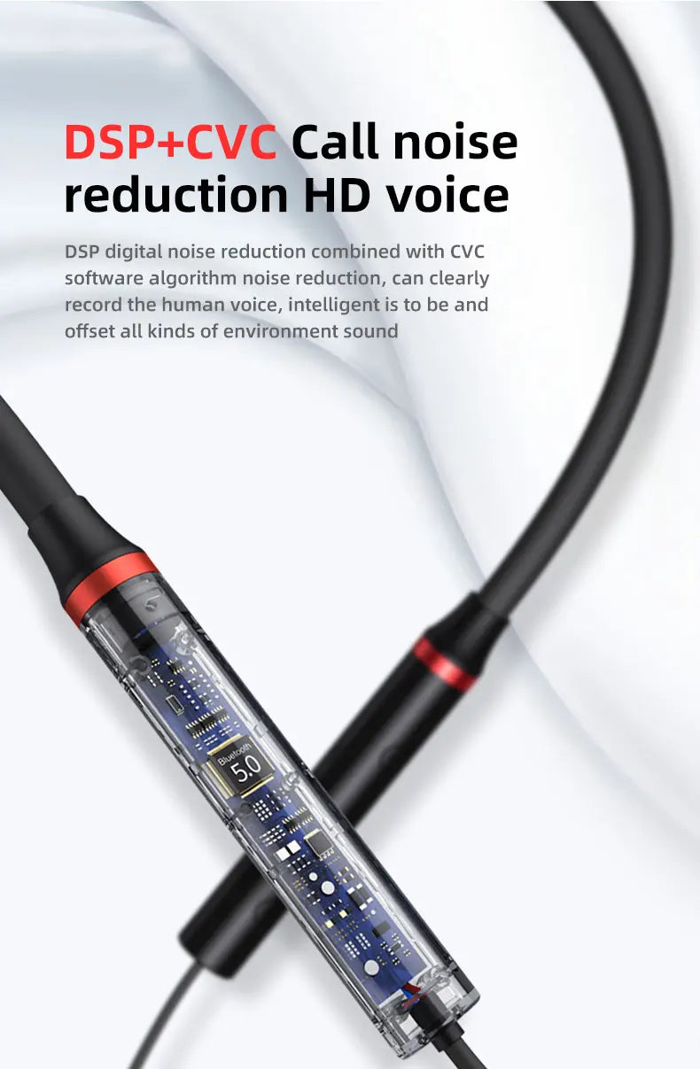 Original Lenovo HE05 Pro TWS Wireless Bluetooth 5.0 Sports Noise Canceling Neckband Earphones, Waterproof, Microphone