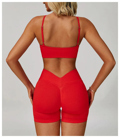 2/3PCS Yoga Suit Sports Set Women Tracksuit Gym Set Seamless Running Workout Set Push Up Long Sleeve Sports Jacket Yoga Clothing