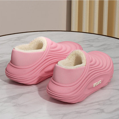Winter Warm Slipper Women Fluffy Fur Plush Indoor Lazy Thermal Furry Home House Fuzzy Shoe Flat Flip Flop Ladies Slide Men Male