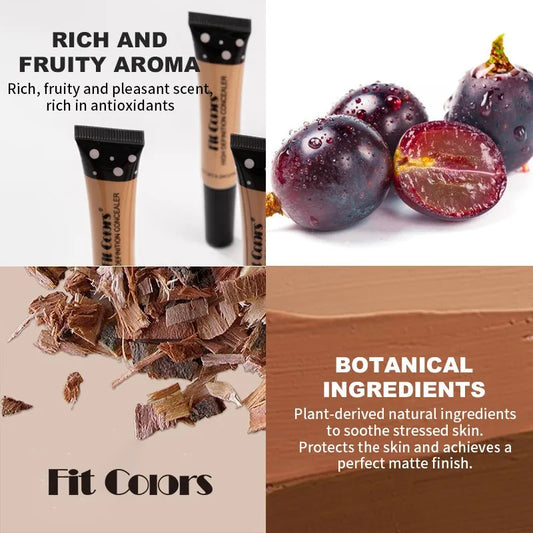Six-Color Hose Concealer, a Kind of Facial Repair Nourishing Liquid Foundation That Can Cover Dark Circles