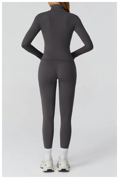 Yoga Set 2/3PCS Sports Outfits Women Clothes Fitness Tracksuit Gym Legging Workout Long Sleeved Female Bra Yoga Suit Sportswear