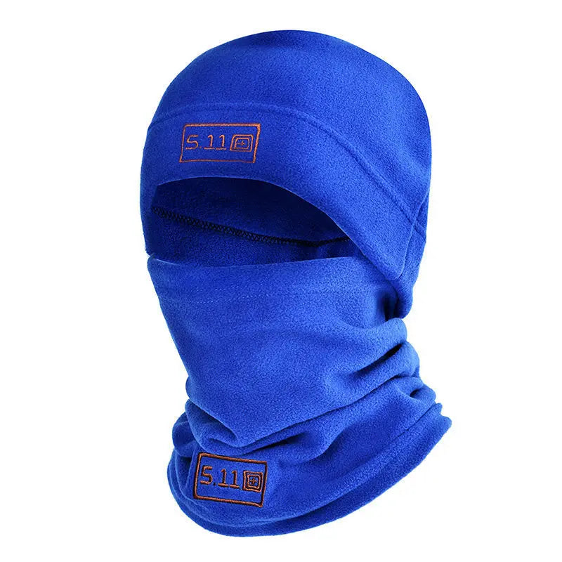 Tactical Fleece Hat&amp;Scarf Set Thermal Head Cover Winter Warm Balaclava Face Mask Sports Cycling Bonnet Neck Protector