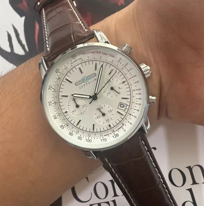 2026 new Zeppelin men's watch retro small three needle chronograph hands luxury gift 8886M series watch