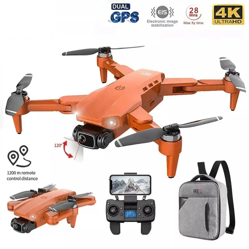 Drone L900 Pro 4K Professional 5G GPS HD Dual Camera Photography Brushless Foldable RC Quadcopter 1.2KM Range Drones Toys