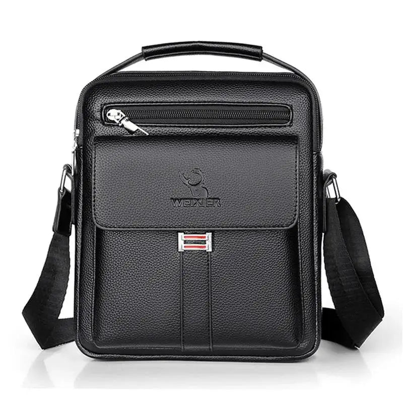 2025 New Men's Crossbody Shoulder Bags Waterproof Vintage Large Capacity PU Leather Bag Men's Messenger Tote