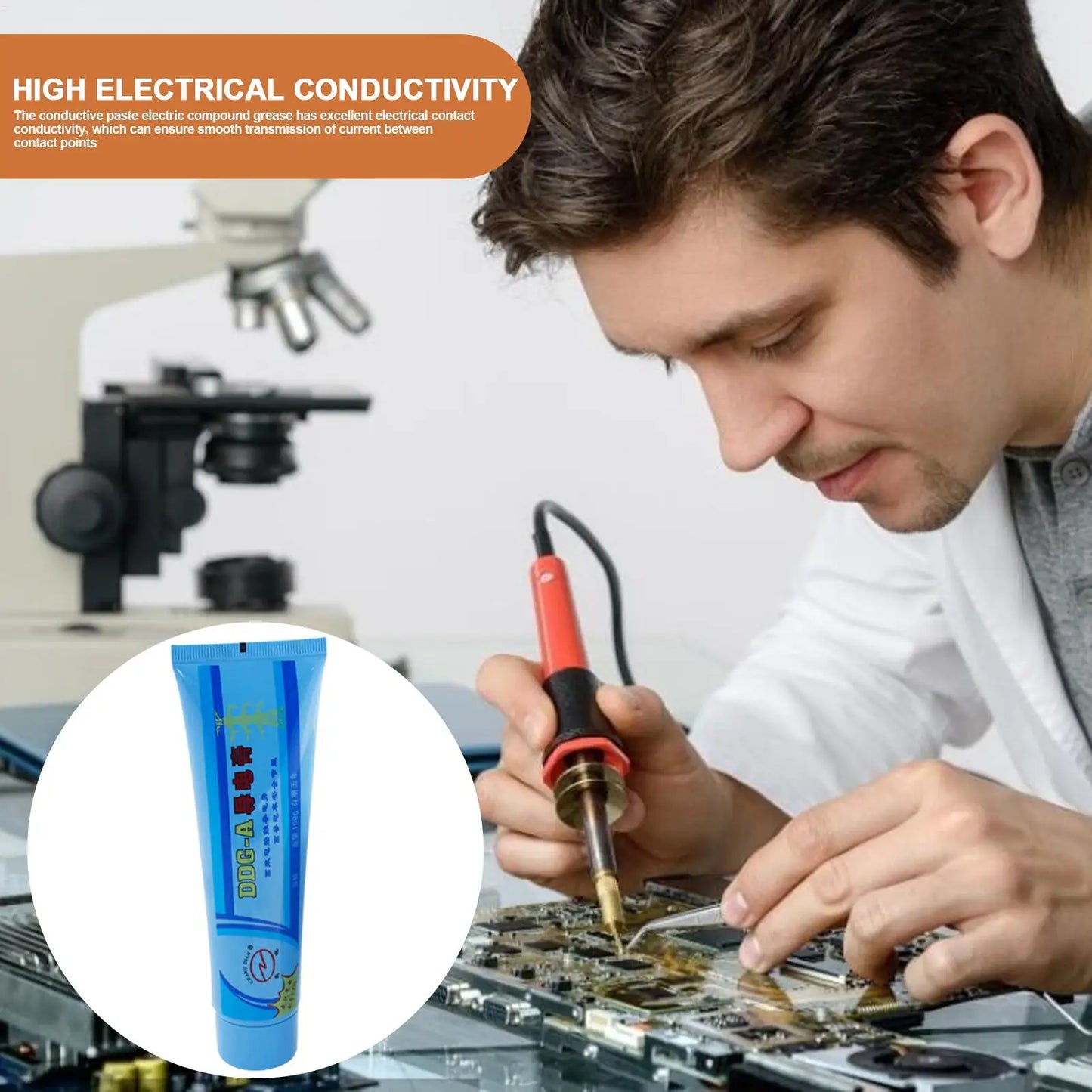 Electrical Grease 100g Electrical Contact Lubricant for Electrical and Automotive Applications