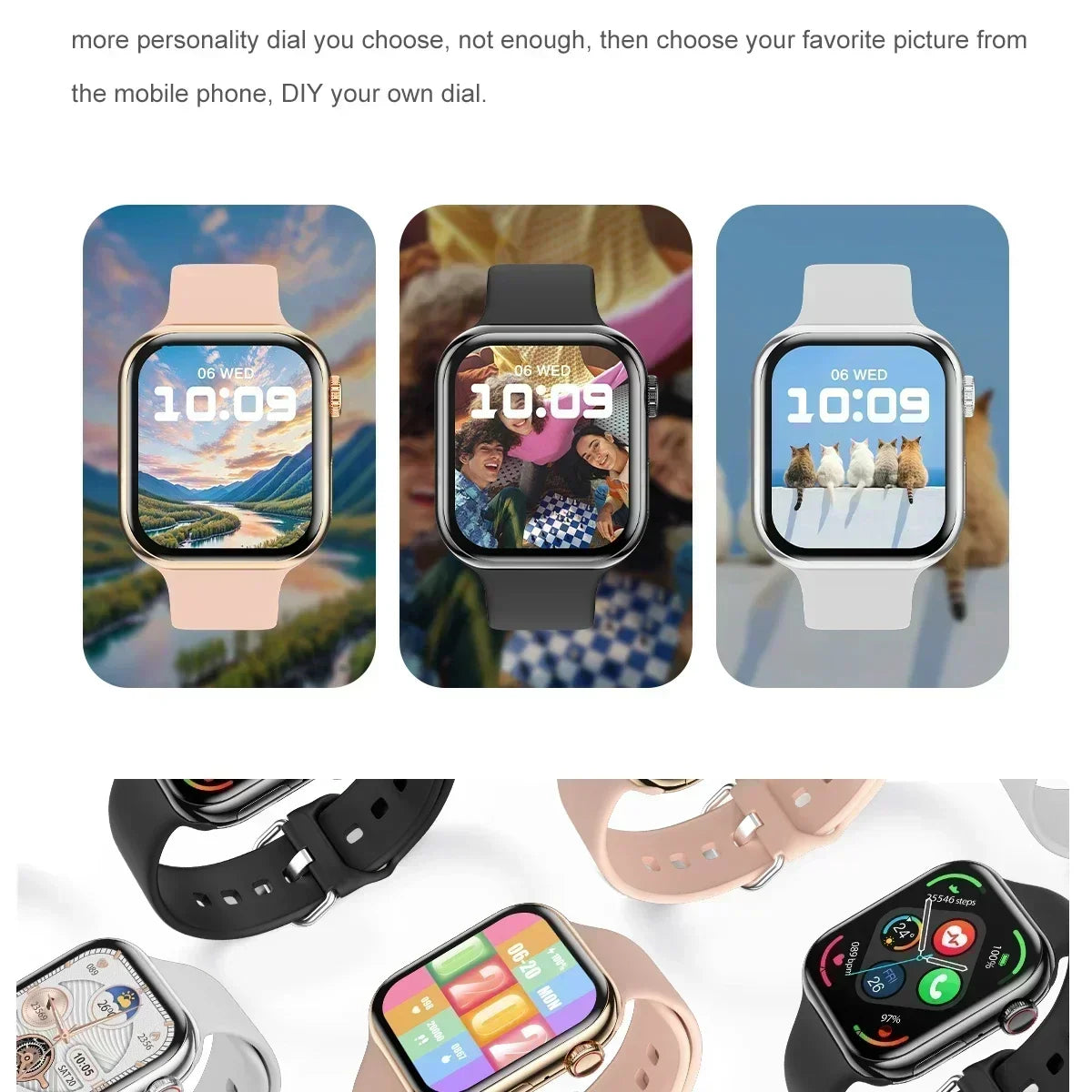 2025 GPS Smart Watch Series 10 For Apple Watch X 10 Memory Music Video Bluetooth Call Waterproof NFC Smartwatch For Android IOS