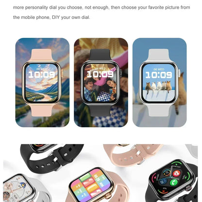 2025 GPS Smart Watch Series 10 For Apple Watch X 10 Memory Music Video Bluetooth Call Waterproof NFC Smartwatch For Android IOS