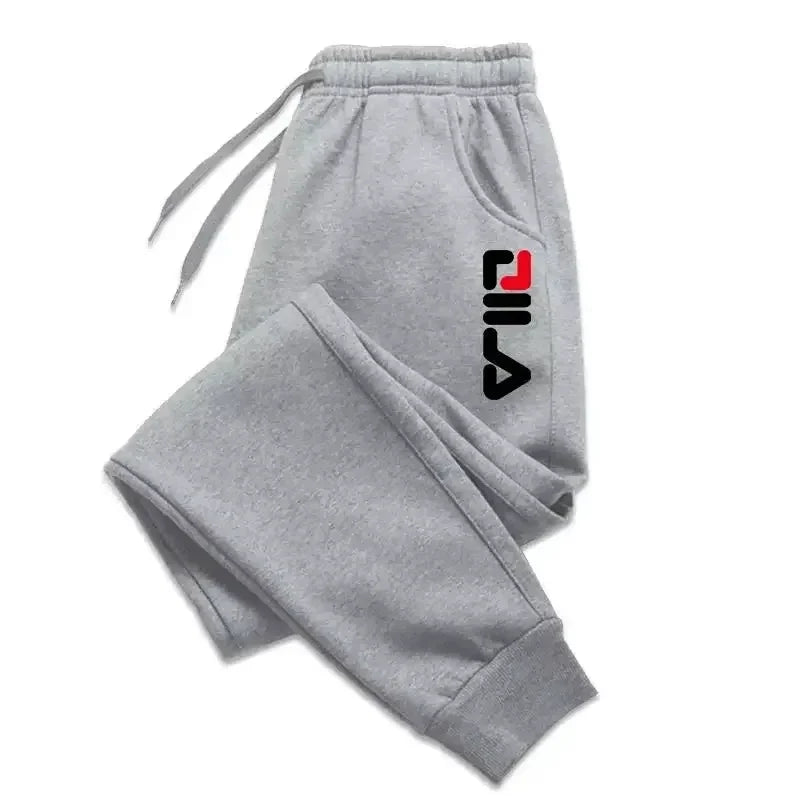 Autumn Winter Men's Joggers Drawstring Casual Pants Fleece Sweatshirts Workout Gym Running Fitness Sports Trousers WK007