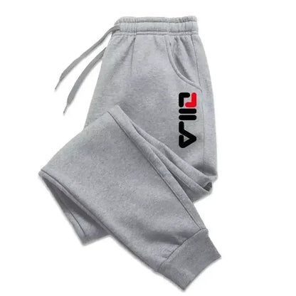 Autumn Winter Men's Joggers Drawstring Casual Pants Fleece Sweatshirts Workout Gym Running Fitness Sports Trousers WK007