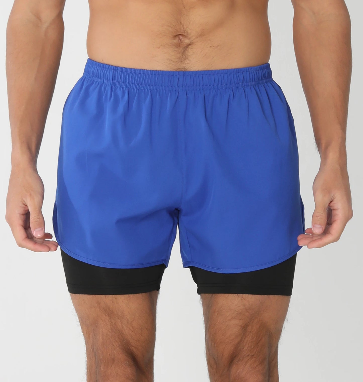 Gym Shorts Men Running Shorts with Liner Pockets Towel Loop Quick Dry Lightweight Workout Men's Breathable Athletic Sport Shorts