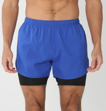 Gym Shorts Men Running Shorts with Liner Pockets Towel Loop Quick Dry Lightweight Workout Men's Breathable Athletic Sport Shorts