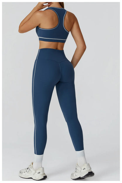 Yoga Set 2/3PCS Sports Outfits Women Clothes Fitness Tracksuit Gym Legging Workout Long Sleeved Female Bra Yoga Suit Sportswear