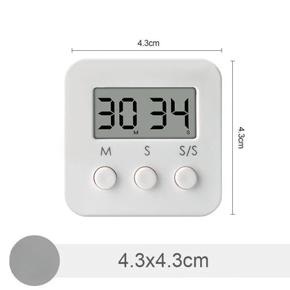 Digital Timer, Cooking Alarm Clock, Countdown Stopwatch, Kitchen Gadget Tools for Cooking, Sleeping, Showering, Studying