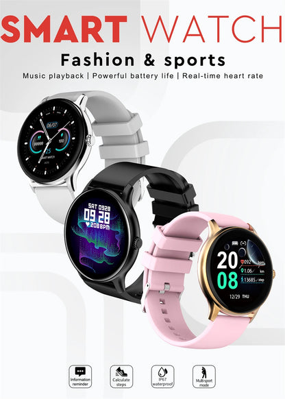 LIGE Women Smart band Watch Real-time Weather Forecast Activity Tracker Watches Heart Rate Monitor Sports Ladies Smart Watch Men