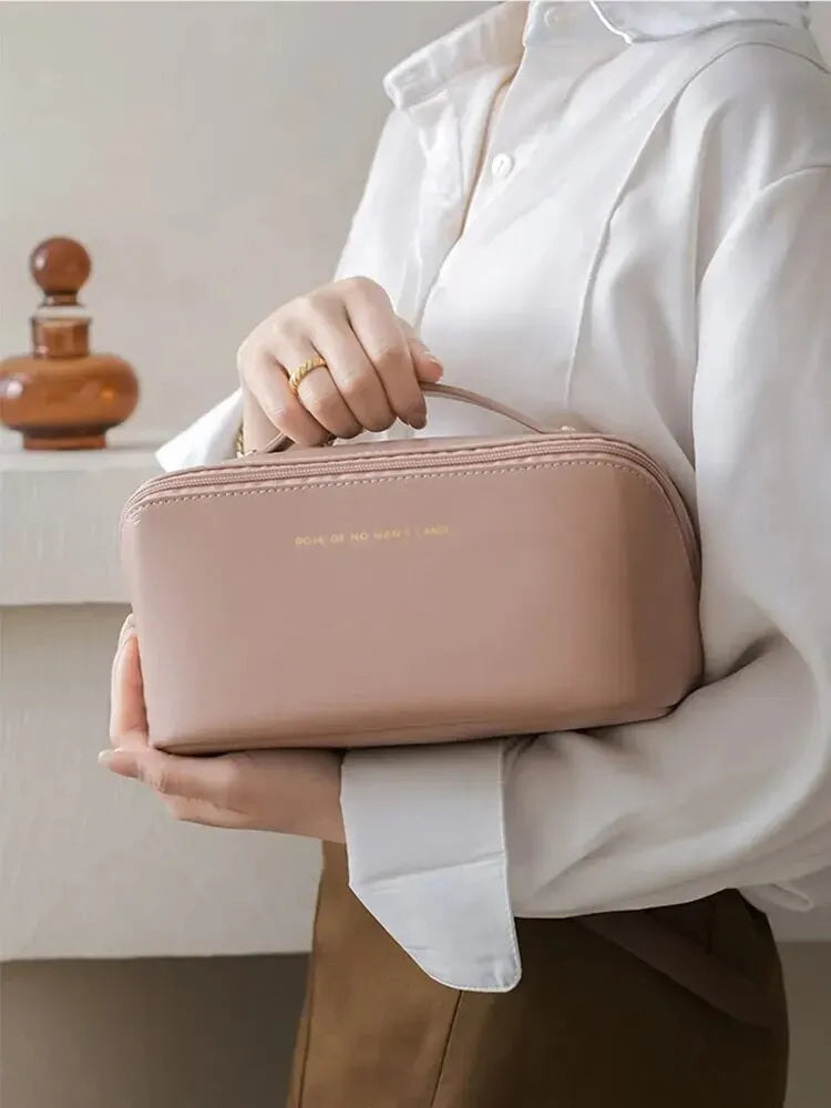 Makeup Organizer Female Toiletry Kit Bag Make Up Case Storage Pouch Luxury Lady Box, Cosmetic Bag, Organizer Bag For Travel Zipp