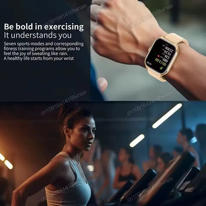 2026 New Smart Watch For Android IOS 2.01Inch Color Screen Bluetooth Call Blood Oxygen/Pressure Monitoring Smart Watch Women Men