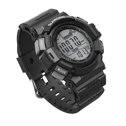 SUNROAD New 715A Sports Watch Altimeter Men's Digital Watches For Men Fishing Clock 3ATM Waterproof Present Reloj Hombre