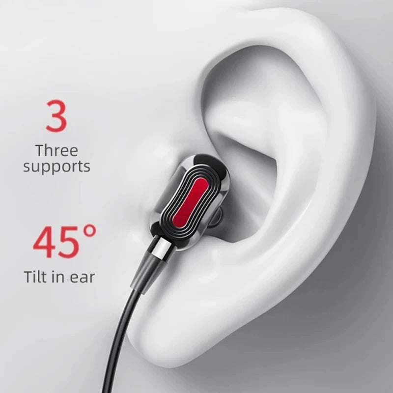 Original Lenovo HE05 Pro TWS Wireless Bluetooth 5.0 Sports Noise Canceling Neckband Earphones, Waterproof, Microphone