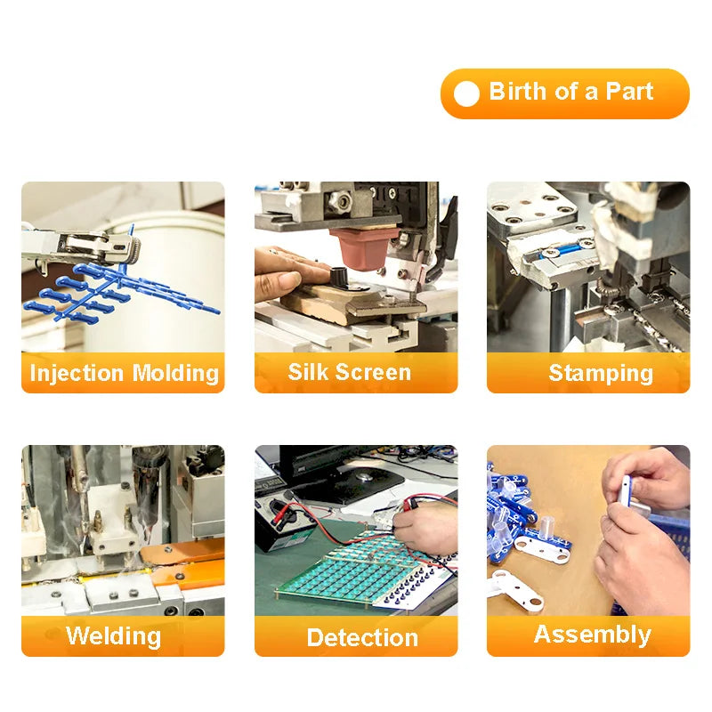 Electronic Building Blocks Science Kits For Kids Integrated Circuit Module Music Amplifier Module Radio Module Electronic Module Parts A
