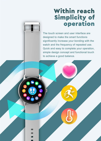LIGE Women Smart band Watch Real-time Weather Forecast Activity Tracker Watches Heart Rate Monitor Sports Ladies Smart Watch Men
