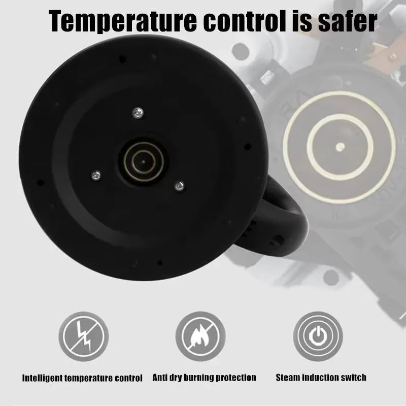 2.0L Large Capacity Electric Kettle Stainless Steel Portable Water Boiler Pot Quick Boil Smart Kettle For Hotel Family Kitchen
