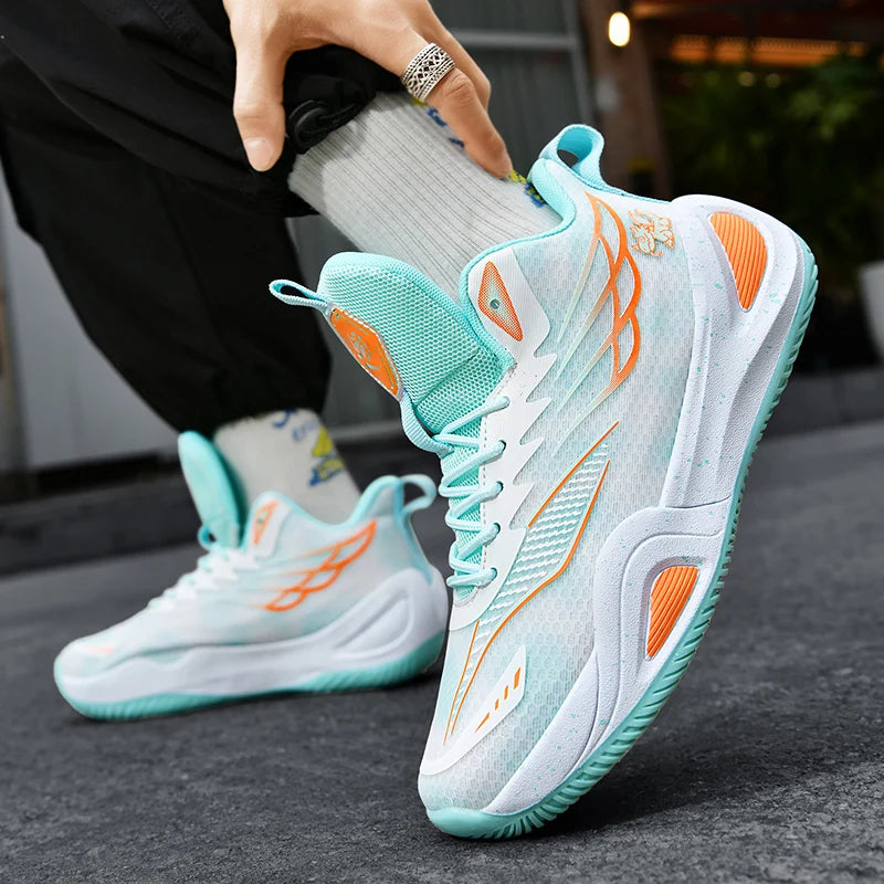 Unisex Basketball Shoes High-quality Mesh Breathable Field Training Sports Shoes Youth Outdoor Basketball Boots for Men